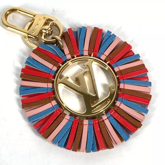 LOUIS VUITTON M68463 Portocle LV fringe Bag Charm Key Holder - Picture 1 of 7